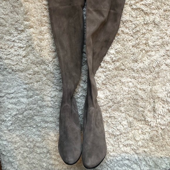 Stuart Weitzman Gray Over The Knee Boots - Picture 2 of 7